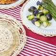 thumbnail image 6 of 4 Pcs Bamboo Paper Plate Holder - 10 Inch Round Woven Plate Holder, Reusable Paper Plate Holders for Picnic, 6 of 8