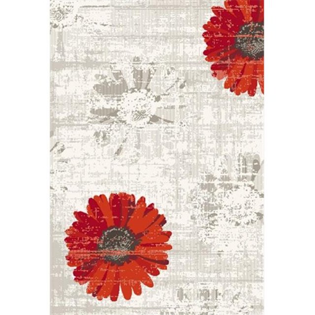 Dynamic Rugs IN24350091250 Infinity 2 x 3.11 35009-1250 - Ivoire-Rouge