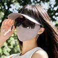 thumbnail image 5 of MKHSQHDG Today's Deals Three in 1 Summer for Cycling with Full Face Sun Gear for Outdoor Riding Ice Silk Sunscreen Face Full Face Cycling Sunshade Hat Integrated, 5 of 5