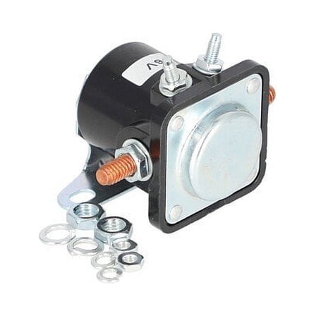 Starter Solenoid - Delco Style - 6 Volt - 4 Terminal fits Ford 600 2000 2110 2120 4000 4110 4130 311007 fits Delco Remy 1114542 fits Prestolite 15-159