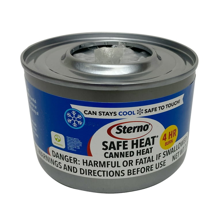 Sterno 4 Hour Safe Heat Wick Chafing Dish Fuel w/ Power Pad, UL