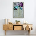 thumbnail image 6 of Silver Bouquet Framed Premium Gallery Wrapped Canvas - Ready to Hang - 25 x 37 - Gold Floating Frame, 6 of 9