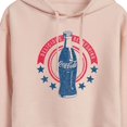 thumbnail image 3 of Coca-Cola - Stars Delicious Refreshing - Juniors Cropped Pullover Hoodie, 3 of 5