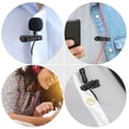 thumbnail image 5 of Clips Headset Earbud Clamps Earphone Cable Clip Headphone Wire Cord Headphones Holder Mount Clothing Microphone, 5 of 9