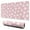 Pink Halloween Ghosts-2, variant on Long Mouse Pads for Desk,Pink Halloween Ghosts Desk Mats on Top Of Desks, Desk Mouse Pad Extra Large with 3mm Non-Slip Base and Stitched Edge for Gaming,Office,Work,Home 31.5x11.8in