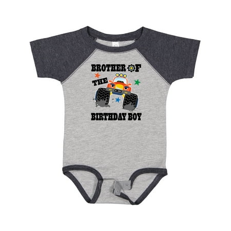 

Inktastic Brother of the Birthday Boy Truck Boys Baby Bodysuit