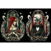 Nightmare before Christmas Sally and Jack - CANVAS OR PRINT WALL ART