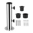 thumbnail image 5 of figatia Patio Umbrella Base Heavy Duty Umbrella Tube Mount for Pontoons Outdoor Yard 3 hole base, 5 of 8