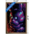 thumbnail image 3 of Five Nights at Freddy's - Neon Heat Wall Poster, 14.725" x 22.375" Framed, 3 of 5