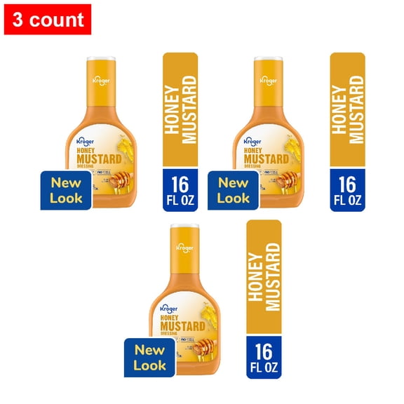 Kroger Honey Mustard Salad Dressing 16 fl oz - 3 count