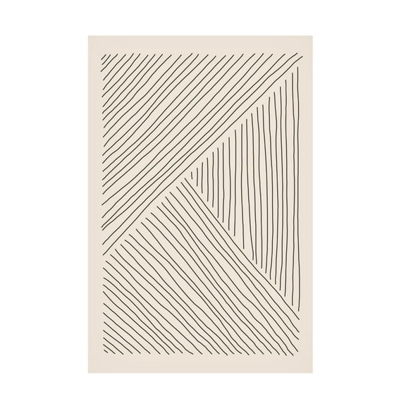 Trademark Fine Art jay stanley Boho Line Vibes 1 Canvas Wall Art