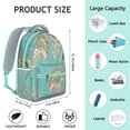 thumbnail image 3 of Ethnic Paisley Ornament Backpack - Waterproof & Durable Bookbag with Adjustable S-Shaped Straps, 3 of 4
