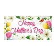 thumbnail image 2 of PFFRIZ Mothers Day Decorations Banner, 70" x 35" Happy Mother's Day Flowers Backdrop for Indoor Outdoor Garden,Yard Decorations(1pc), 2 of 5