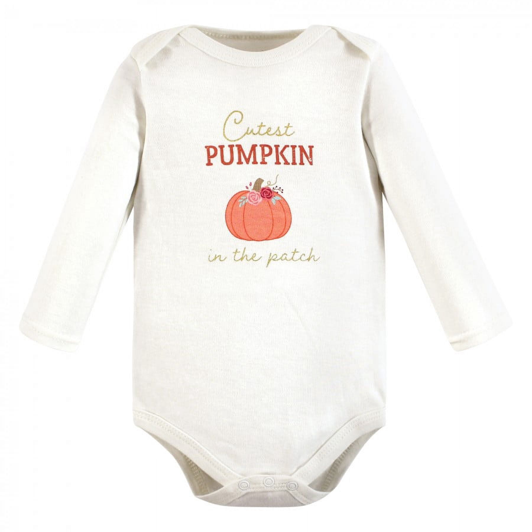 Hudson Baby Cotton Long-Sleeve Bodysuits, 3-Pack, Newborn- 24 Months