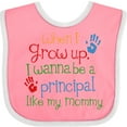 thumbnail image 3 of Inktastic Principal Like Mommy Boys or Girls Baby Bib, 3 of 4