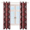 thumbnail image 4 of Bohemia Blackout Curtains Window Drapes Room Darkening Thermal Insulated Grommets Blackout Curtains, for Living, Dining, Bedroom,2 Panels, 4 of 6