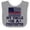 Heather and White, variant on Inktastic Firefighter Uncle Fireman Nephew Boys or Girls Baby Bib