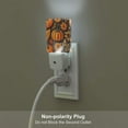 thumbnail image 5 of Salouo Autumn Pumpkin Leaves for Night Lights Plug into Wall 1 Pack, 0.5W Plug in Night Light with Dusk-to-Dawn Light Sensor LED Nightlight for Bathroom, Adult, Hallway-, 5 of 7