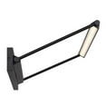 thumbnail image 2 of WAC Lighting Hudson 34" LED Adjustable Aluminum Picture Light in Black, 2 of 3