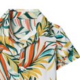 thumbnail image 4 of Coerni Boys Hawaiian Shirt Short Sleeve Button Down Shirts Toddler Lapel Top Kids Baby Summer Casual Tropical Beach Clothes, 4 of 5