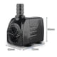 thumbnail image 5 of Submersible Pump - Ultra Quiet Water Pump with Fountain Pump, 5ft Cord, 5 of 5