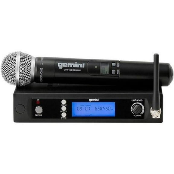 Single Channel Headset Handheld Wireless System, Black