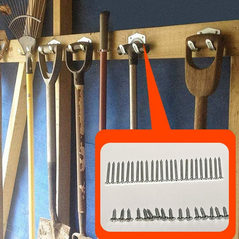 Gerich Tool Hanger Hooks Set Garden Tools Garage Shed Hanging Bracket Wall  Storage