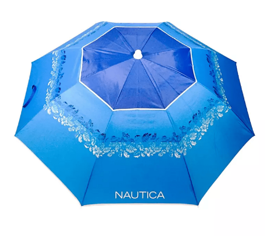 Nautica Beach Umbrella, Island Stripe