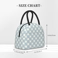 thumbnail image 2 of Easygdp Daisy Plaid Blue Bolsa de Almuerzo Insulada Grande, Forro de Aluminio, Diseño Espacioso, a Prueba de Fugas, Ideal para Trabajo, Picnics, Viajes y Actividades al Aire Libre, 2 of 6