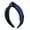 Navy, variant on Motique Accessories Beautiful Holiday Tulle Knot Headband with Sequins for Women and Girls-Silver