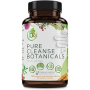 Pure Cleanse Detox-90 Vegetable Capsules –Advance Digestive,Gut & Colon Support w/Senna,Ursi,Alfalfa,Boldo, Papaya,Milk Thistle & Probiotics,1500mg per Serving,100% Natural Formula–by BexpertsUSA