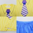 thumbnail image 6 of Kids Wade Costume Set Water Element 2 Piece Pajamas Dress Up for 4-9Y, 6 of 6