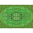 thumbnail image 1 of Ahgly Company Indoor Rectangle Patterned Nebula Green Area Rugs, 4' x 6', 1 of 6