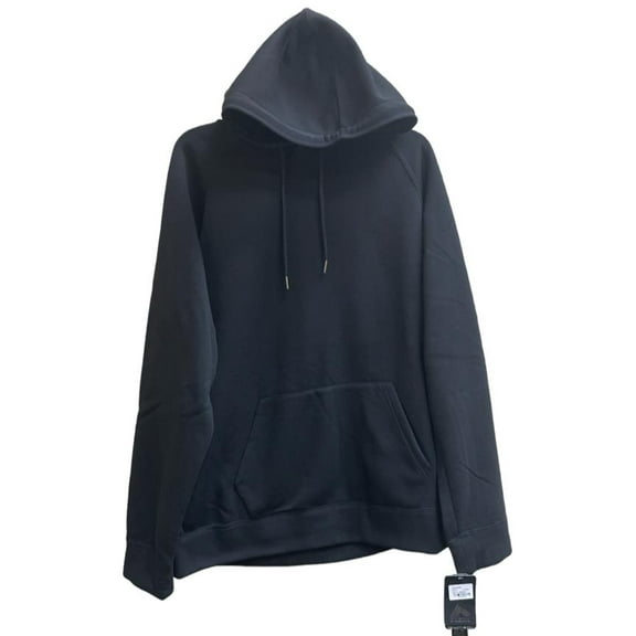 RBX Active Men's BLACK Fleece Lined Hoodie Sweatshirt, Small