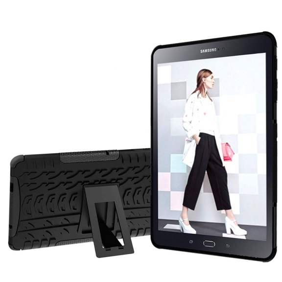 Mignova For Galaxy S2 8.0 inch T710 Case ,Heavy Duty Hybrid Protective Cover with Kickstand Impact Resistant For Samsung Galaxy Tab S2 8.0" SM-T710/T713/T715 - Black