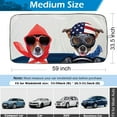 thumbnail image 2 of 2WIN2BUY Car Windshield Sun Shade,Foldable Sun Shade for Windshield,Blocks UV Rays and Heat Front Window Sun Visor Protector 59"X33", 2 of 10