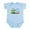 Sky Blue, variant on CafePress - I Dig The Beach Infant Bodysuit - Baby Light Bodysuit, Size Newborn - 24 Months