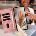 thumbnail image 2 of Dteck for Samsung Galaxy A17 5G Wallet Case with Wrist Strap, Matte PU Leather Flip Folio Phone Case,Pink, 2 of 5