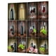 thumbnail image 1 of Cortinas de ventana 3D con de vino impresa ventana decorativa del dormitorio de estar L Zulema El panel de cortina opaca, 1 of 8