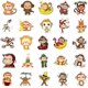 thumbnail image 3 of Animal Stickers - 50 pcs Cartoon PVC Decals Cute Kawaii Vinyl Decoration DIY Funny Creative Decor for Teens, 3 of 5