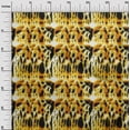 thumbnail image 2 of oneOone Viscose Jersey Yellow Fabric Animal Skin Sewing Material Print Fabric By The Yard 60 Inch Wide-590, 2 of 5