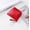 Red, variant on Portable Genuine Leather Coin Purse Vintage Key Card Coin Earphone Holder Pouch for Women Men Mini Wallet Zipper Coin Pouch