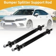 thumbnail image 2 of Unique Bargains 2pcs 75mm/2.95in Adjustable Front Bumper Lip Splitter Strut Support Bars Black, 2 of 6