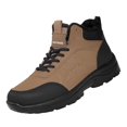thumbnail image 2 of Willtoo Mens Winter Ankle Boots Warm Waterproof Lace Up Booties Non Slip Rugged Outdoor Hiking Shoes for Daily Outdoor Activities, 2 of 6