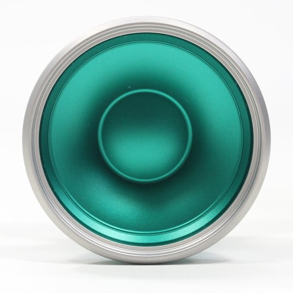 Motion YoYo Centrifugal Yo-Yo - Bi-Metal YoYo (Slytherim-Matte Green with Silver Ring)