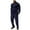 Navy, variant on Men's Sweatsuits 2 Piece Athletic Full Zip Tracksuit Jogging Set Fashion Casual Jackets And Pants Fall Outfits (XL, Navy)