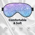 thumbnail image 3 of Naloa Multicolor Glitter Print Sleep Mask for Sleeper, Light Blocking Sleeping Eye Mask for Women Men, Eye Shade with Adjustable Strap for Travel, Nap,Meditation, 3 of 7