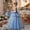 Sky Blue, variant on Trendfront Girls Dress Crew Neck Sleeveless Floral Bowknot Long Formal Princess Gown Birthday Party Evening Gown 5-16 Years