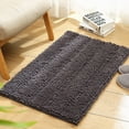 thumbnail image 1 of Baohd 1/2/3 Chenille Kitchen Rug Anti-slid Bottom Quick-drying Good Stepping Feeling Black 1 Pc, 1 of 6