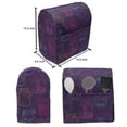 thumbnail image 5 of Colorful Lounger Chair Bag, Rhythmic Delicious Jars Jam Sketch Print on Polka Dotted Background, High Capacity Storage with Handle Container, Lounger Size, Plum Fuchsia, by Ambesonne, 5 of 5